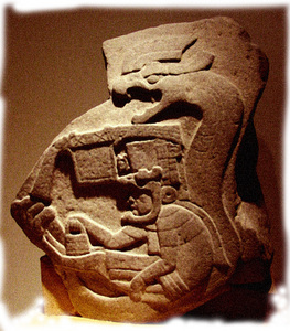 Depiction of Quetzalcoatl in La Venta