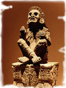 Statue of Xochipilli in La Venta
