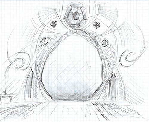 Artist's impression of the portal to New Yenth